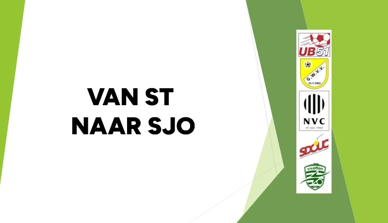 Presentatie jeugdvoetbal van ST naar SJO